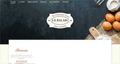 Desktop Screenshot of creperie-le-palais.fr